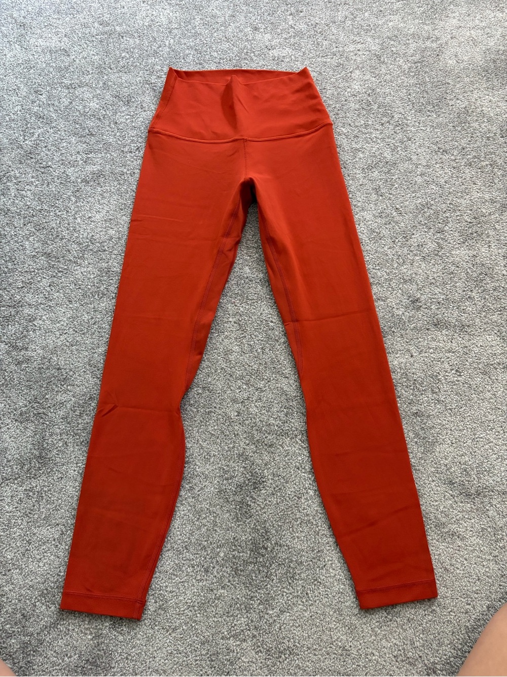 lululemon athletica High-Waisted Rust Red Leggings